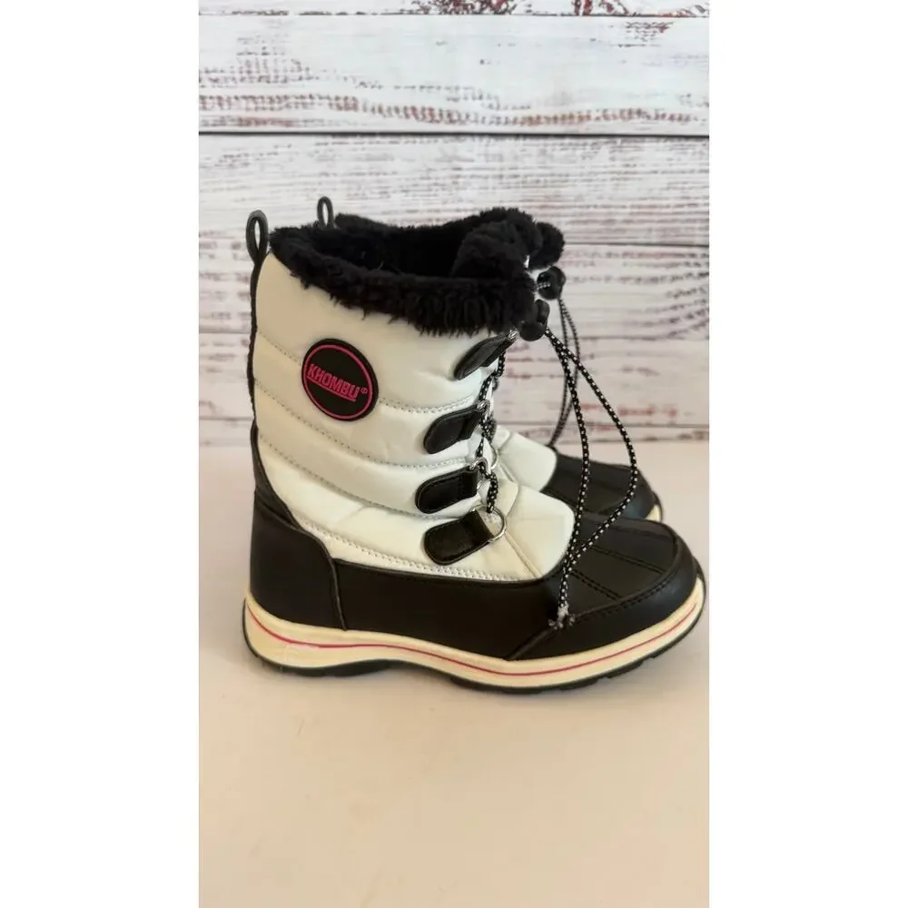 Khombu Alpine Mackenzie Unisex Waterproof Warm Winter Snow Boots Size 1